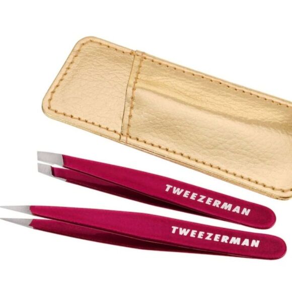 Tweezerman Celestial Fuchsia Mini Tweezer Set - Picture 2 of 6